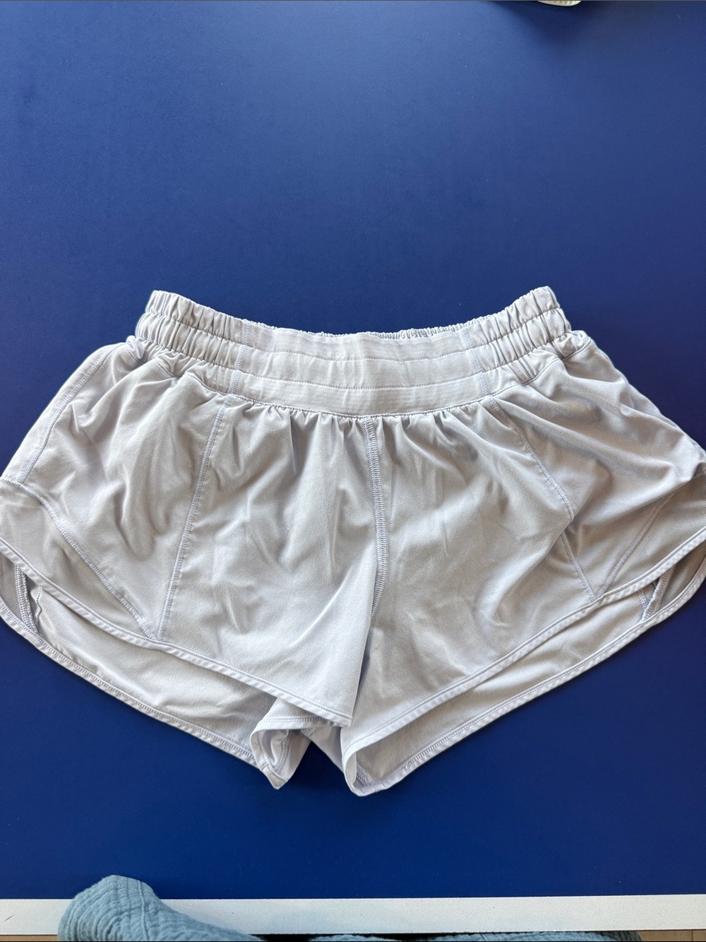 Light Gray Women’s Athletic Shorts - Elastic Waist Lululemon size 2
